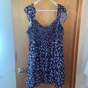 Torrid 4x floral off the shoulders dress
